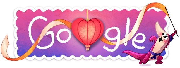Valentine`s Day GOOGLE Doodle tries to save the endangered Chinese pangolin